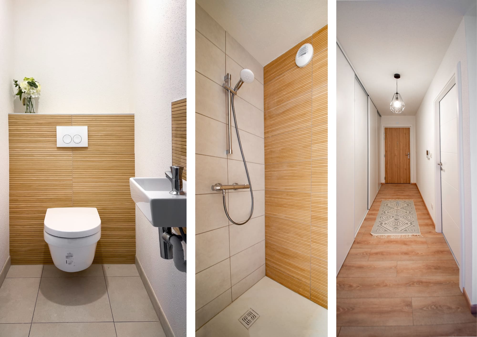 Appartement neuf Altkirch - salle de bain, entrée