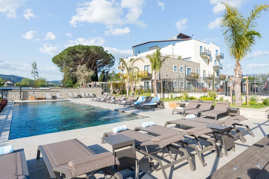 Construction de l'hôtel Îlot du Golf à Mandelieu La Napoule