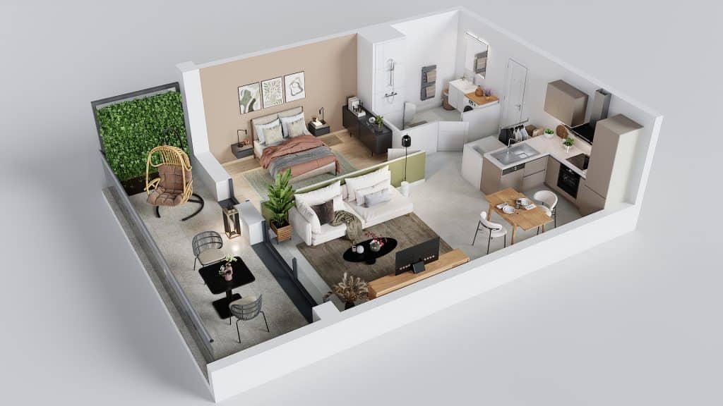 Appartement T2 Rosenau